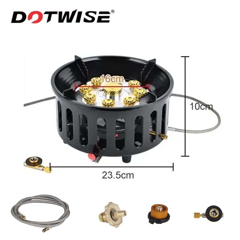 Outdoor Power Equipment Brands - 21000W 9-Core Camping gas Stove High-Power