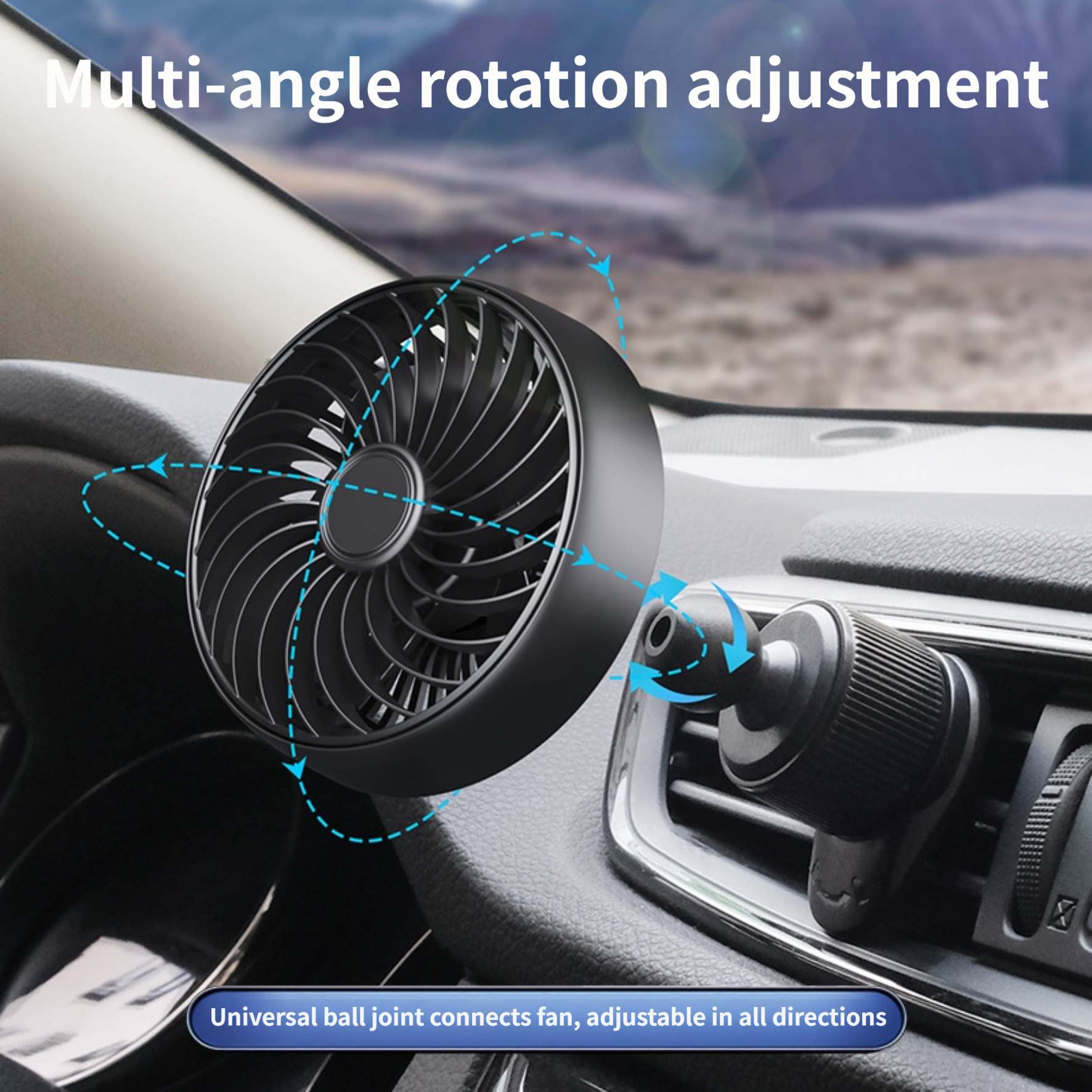 Outdoor Power Vent - Car USB Cooling Car Air Vent