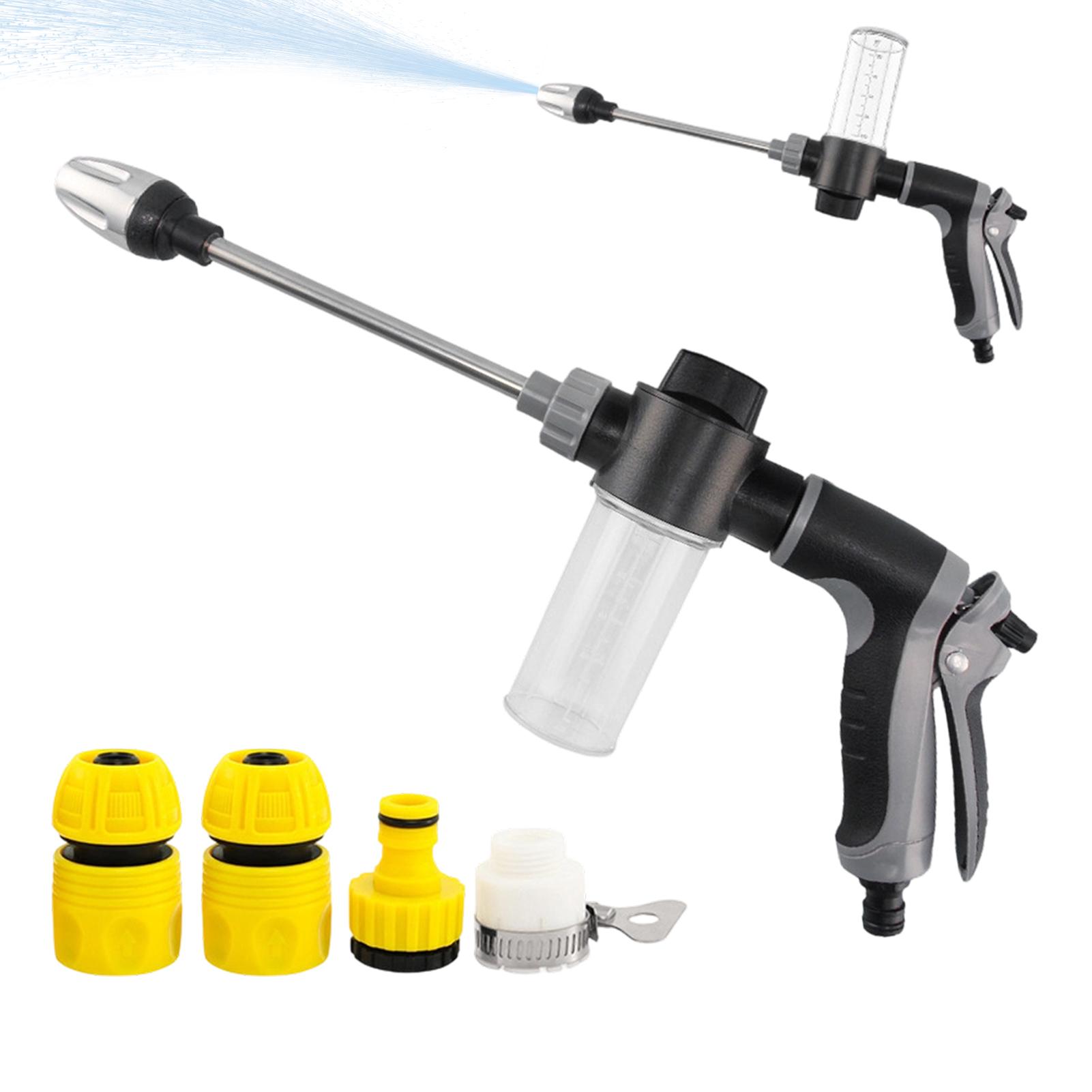 Outdoor Power Washer - High Pressure Garden Hose Nozzle Adjustable