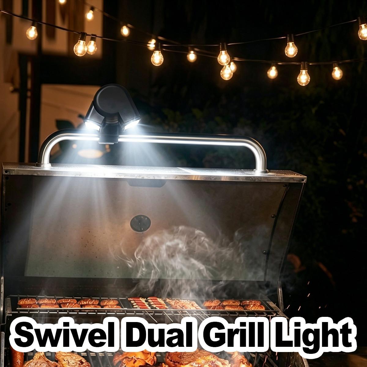 LED Dual Head Grill Light Batt - Outdoor Power Grill 리뷰 및 가격