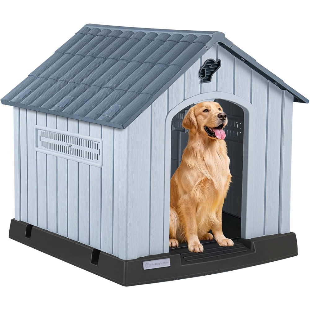 LEMBERI Large Plastic Dog Hous - Outdoor Power Vent 리뷰 및 가격