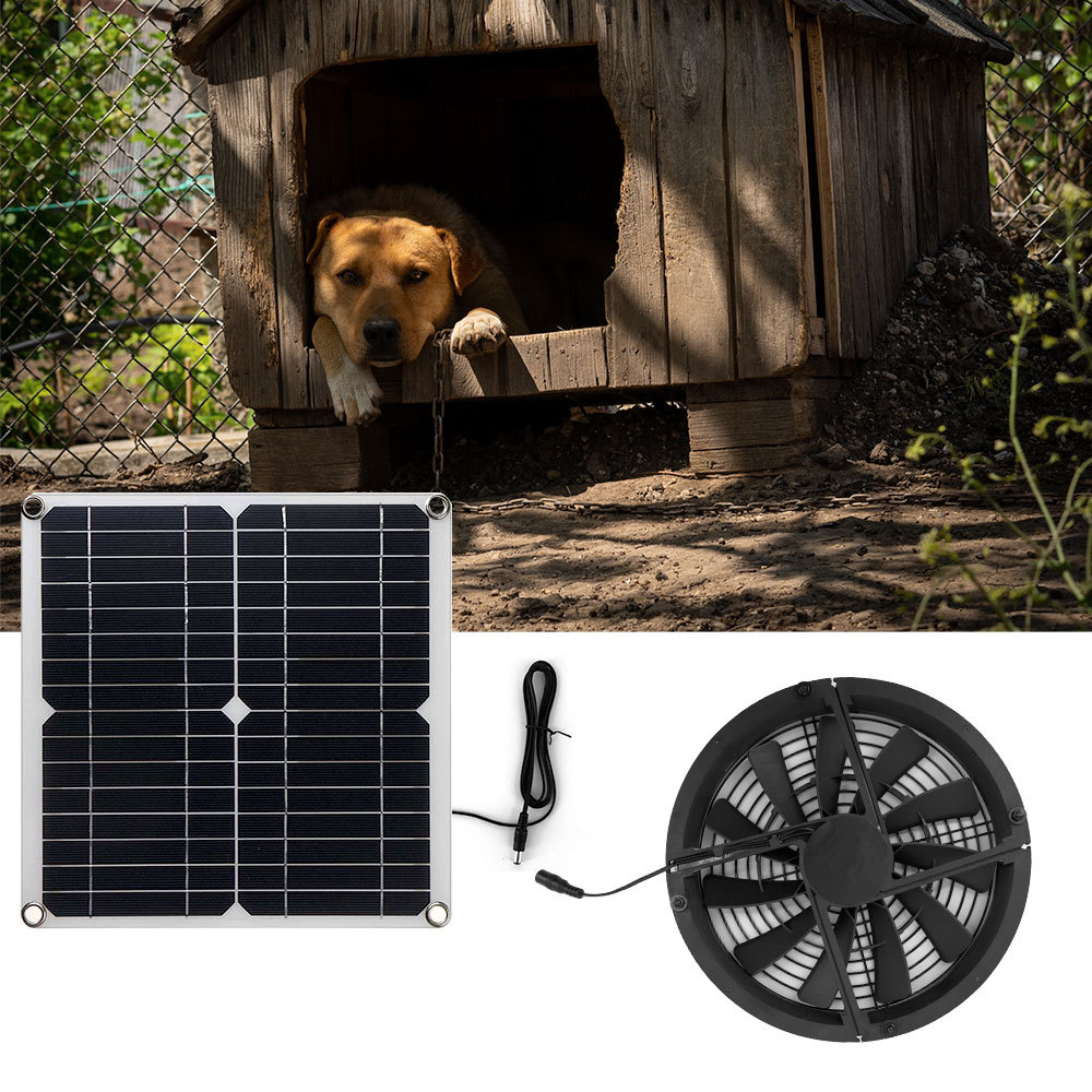25W Solar Powered Exhaust Vent - Outdoor Power Vent 리뷰 및 가격
