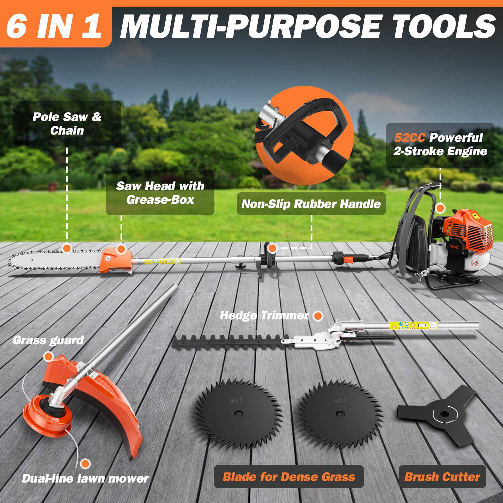 6 IN 1 Multi Functional Gas Po - Brush Cutter Strap 리뷰 및 가격