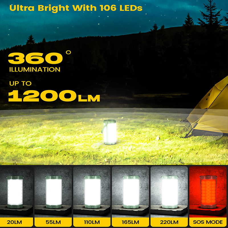 106LED Survival Camping Lanter - Outdoor Power Equipment Brands 리뷰 및 가격