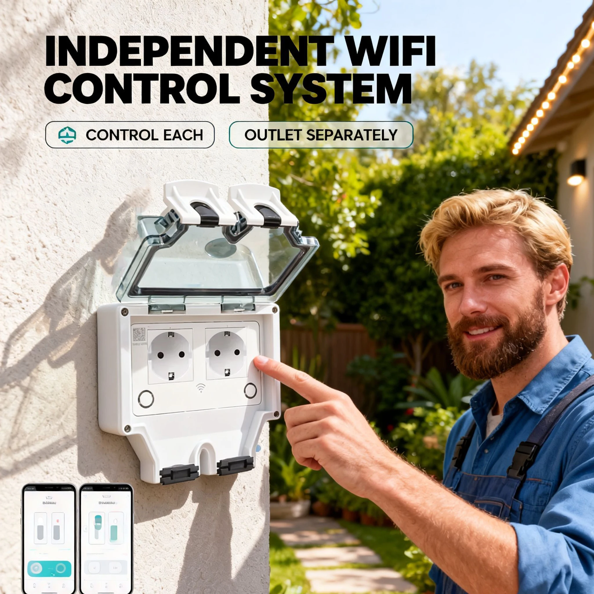 Tuya Waterproof Electrical Wal - Outdoor Power Equipment Brands 리뷰 및 가격