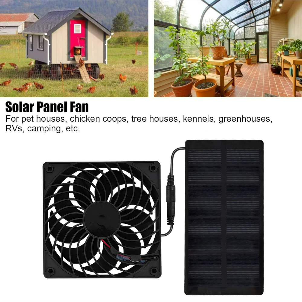 Solar Powered Waterproof 12cm  - Outdoor Power Vent 리뷰 및 가격