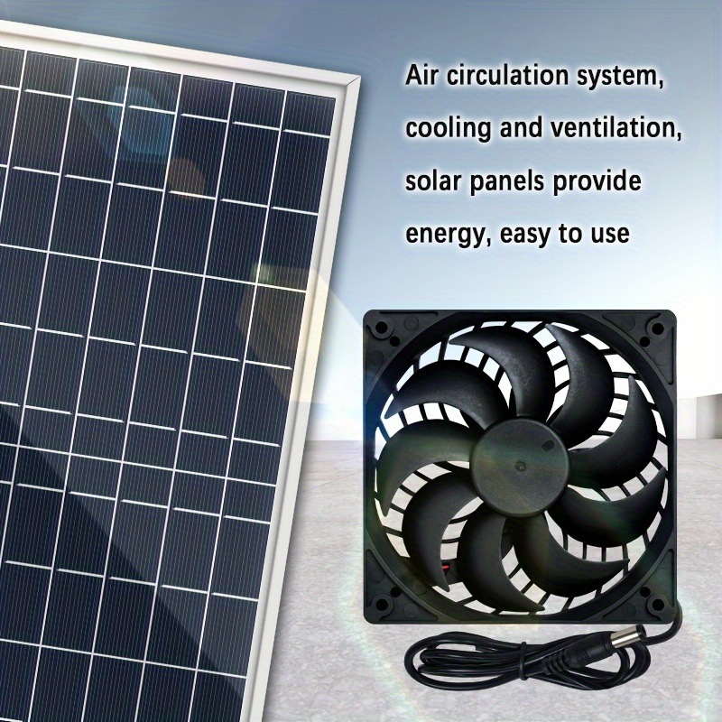 15W Solar Powered Dual Cooling - Outdoor Power Vent 리뷰 및 가격