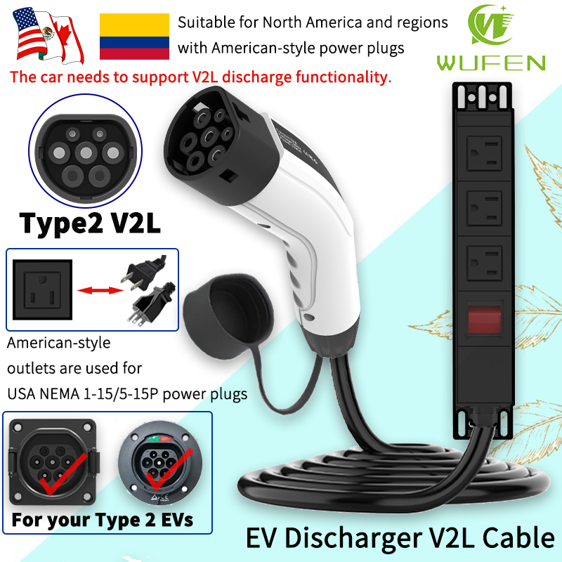 WUFEN Portable Type 2 V2L Cabl - Power Switch Outdoor 리뷰 및 가격