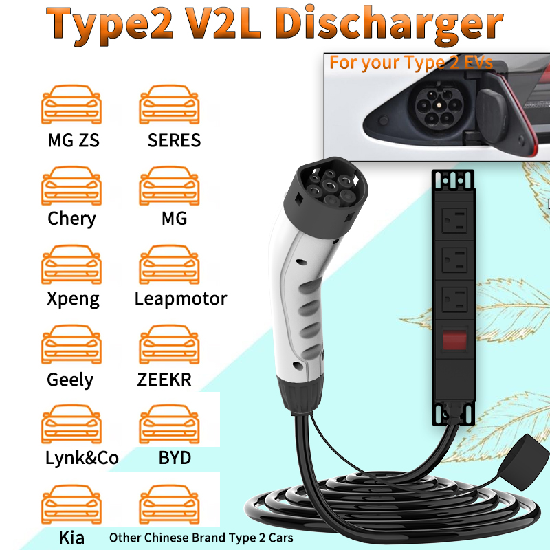 WUFEN Portable Type 2 V2L Cabl - Power Switch Outdoor 리뷰 및 가격