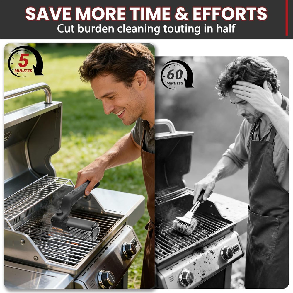 Electric Grill Brush Rechargea - Outdoor Power Grill 리뷰 및 가격