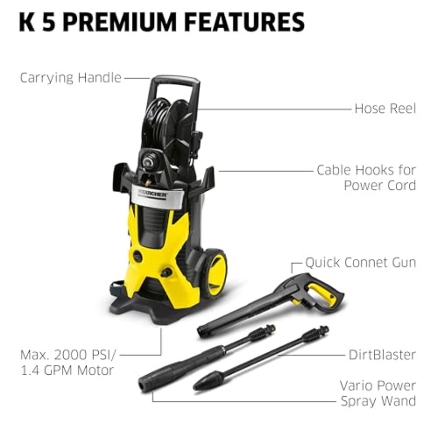K5 Premium pressure washer for - Outdoor Power Washer 리뷰 및 가격